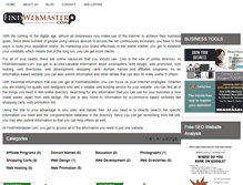 Tablet Screenshot of findwebmaster.com